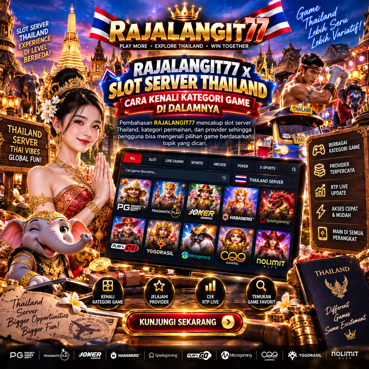 RAJALANGIT77 x Slot Server Thailand | Cara Kenali Kategori Game di Dalamnya